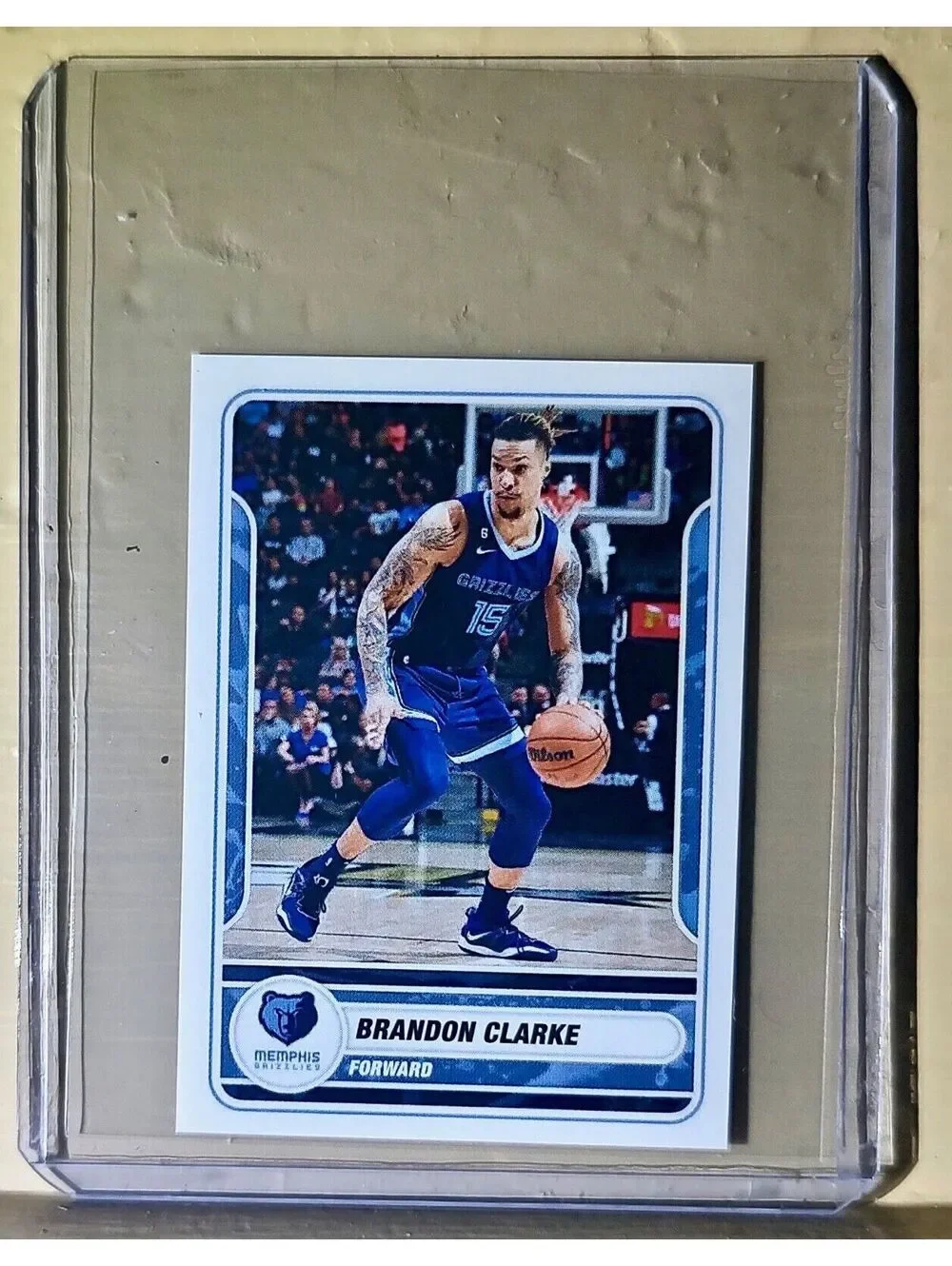 2023-24 Brandon Clarke Panini NBA Basketball #380 Sticker Memphis Grizzlies